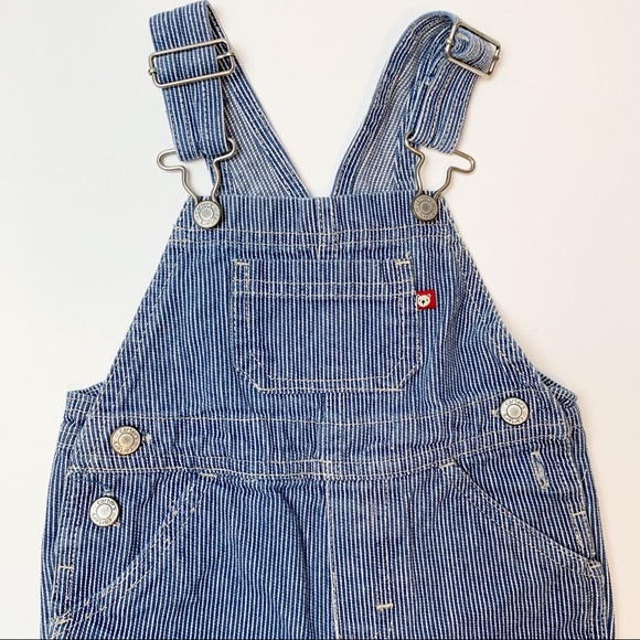 Carter’s denim striped overalls - Picture 3 of 5
